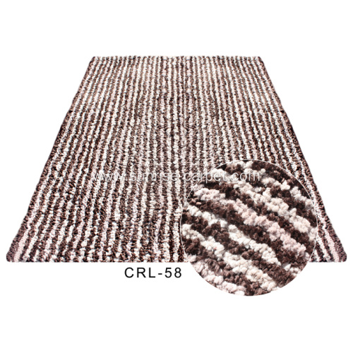 Polyester Shaggy Rug with thick yarns